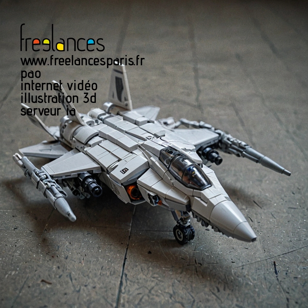 Pao mise en page internet vidéo illustration 3d serveur IA générative AI freelance paris studio de création magazines QLBBYE10